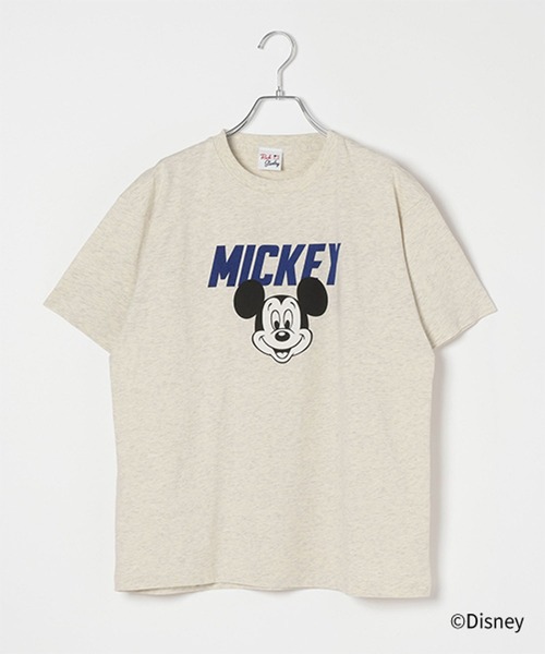 studio CLIP(スタディオクリップ)の「MICKEY / ロゴTシャツ(Tシャツ/カットソー・レディース・チャコールグレー/グレー/オフホワイト・FREE)」の13枚目の写真