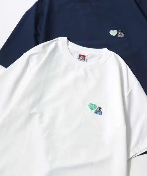 BEN DAVIS — COOLER GORILLA EMB TEE, оверсайз, UV-кат охлаждающий эффект, короткий рукав, логотип Warpoint, татуировка, поло мужская
