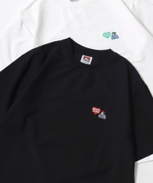 BEN DAVIS/ベンデイビス COOLER GORILLA EMB TEE/オーバーサイズ 接触冷感 UVカット ハート ロゴ ワンポイント刺繍 半袖Tシャツ/レディース メンズ