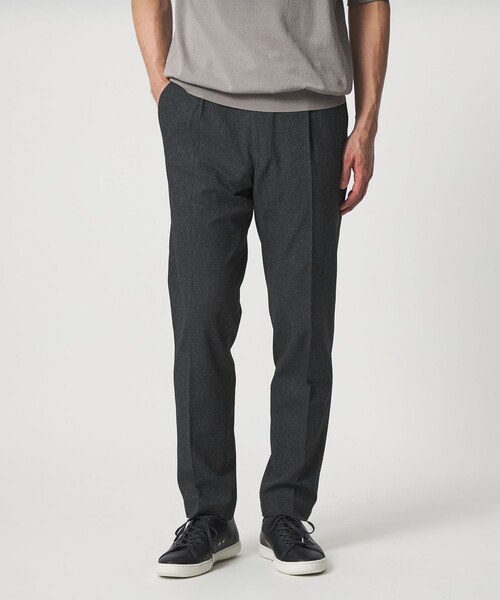 UNITED ARROWS(ユナイテッドアローズ)の「DotAir ドットエア サイドシャーリング 1プリーツ パンツ UA COZY ウォッシャブル ストレッチ 防しわ(スラックス・メンズ・ネイビー/ダークグレー・M/XL/XXL/S/L)」の13枚目の写真