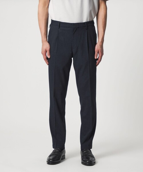 UNITED ARROWS(ユナイテッドアローズ)の「DotAir ドットエア サイドシャーリング 1プリーツ パンツ UA COZY ウォッシャブル ストレッチ 防しわ(スラックス・メンズ・ネイビー/ダークグレー・M/XL/XXL/S/L)」の17枚目の写真