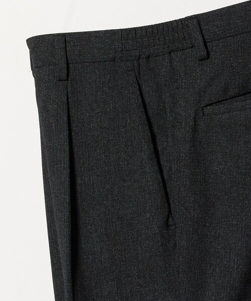 UNITED ARROWS(ユナイテッドアローズ)の「DotAir ドットエア サイドシャーリング 1プリーツ パンツ UA COZY ウォッシャブル ストレッチ 防しわ(スラックス・メンズ・ネイビー/ダークグレー・M/XL/XXL/S/L)」の4枚目の写真