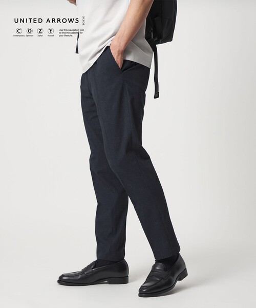 UNITED ARROWS(ユナイテッドアローズ)の「DotAir ドットエア サイドシャーリング 1プリーツ パンツ UA COZY ウォッシャブル ストレッチ 防しわ(スラックス・メンズ・ネイビー/ダークグレー・M/XL/XXL/S/L)」の12枚目の写真