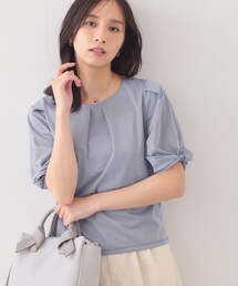 Tシャツ/カットソー（ブルー・ネイビー/青色系・ストライプ柄