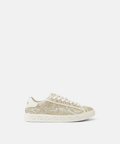 VERSACE(ヴェルサーチ)の「バロッコ グレカ スニーカー(スニーカー・レディース・ベージュ・38/39/35/36/37)」の3枚目の写真