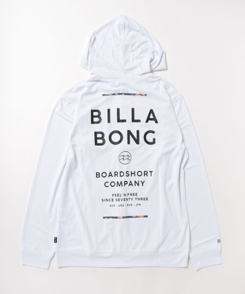 BILLABONG(ビラボン)の「RASH ZIP HOOD(ラッシュガード・メンズ・ホワイト/ブラック・MEDIUM/LARGE)」の3枚目の写真