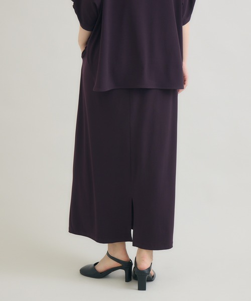 meeny miny(ミーニーマイニー)の「とろみ~スカート(スカート・レディース・パープル/ブルー/スミクロ・M-L/S-M)」の9枚目の写真