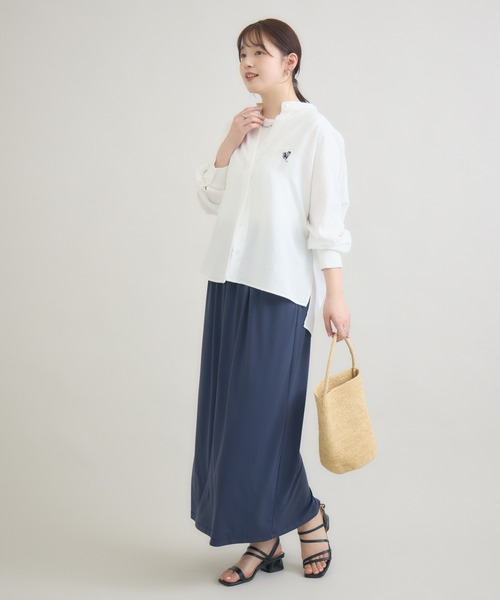 meeny miny(ミーニーマイニー)の「とろみ~スカート(スカート・レディース・パープル/ブルー/スミクロ・M-L/S-M)」の19枚目の写真