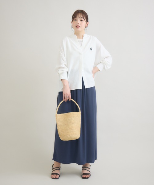 meeny miny(ミーニーマイニー)の「とろみ~スカート(スカート・レディース・パープル/ブルー/スミクロ・M-L/S-M)」の20枚目の写真