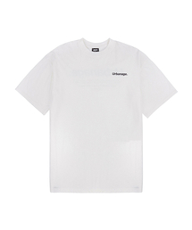 ベーシックロゴオーバー半袖Tシャツ_ホワイト