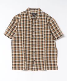 BRIXTON（ブリクストン）の「BRIXTON/ブリクストン CRU LINEN BLEND PL SS WVN 半袖シャツ 01508（シャツ/ブラウス）」