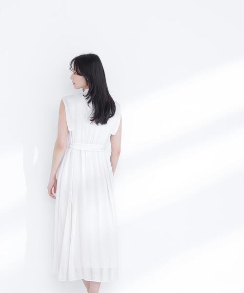 NATURAL BEAUTY BASIC(ナチュラルビューティーベーシック)の「【追加生産】シャドーストライプワンピース(ワンピース・レディース・ネイビー/オフホワイト/ピンク・SMALL/MEDIUM/P/S)」の11枚目の写真