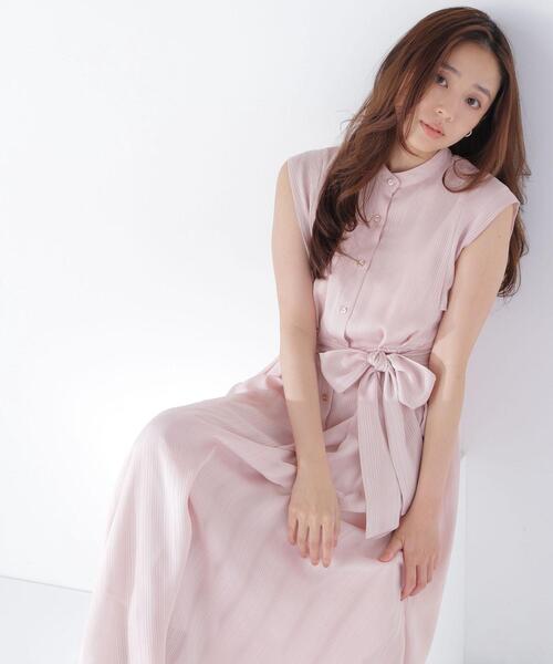 NATURAL BEAUTY BASIC(ナチュラルビューティーベーシック)の「【追加生産】シャドーストライプワンピース(ワンピース・レディース・ネイビー/オフホワイト/ピンク・SMALL/MEDIUM/P/S)」の15枚目の写真