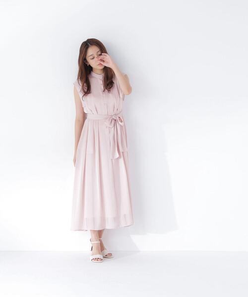 NATURAL BEAUTY BASIC(ナチュラルビューティーベーシック)の「【追加生産】シャドーストライプワンピース(ワンピース・レディース・ネイビー/オフホワイト/ピンク・SMALL/MEDIUM/P/S)」の16枚目の写真