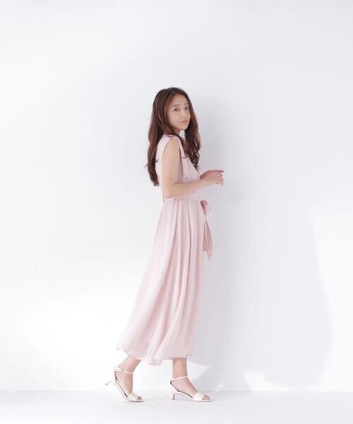 NATURAL BEAUTY BASIC(ナチュラルビューティーベーシック)の「【追加生産】シャドーストライプワンピース(ワンピース・レディース・ネイビー/オフホワイト/ピンク・SMALL/MEDIUM/P/S)」の18枚目の写真