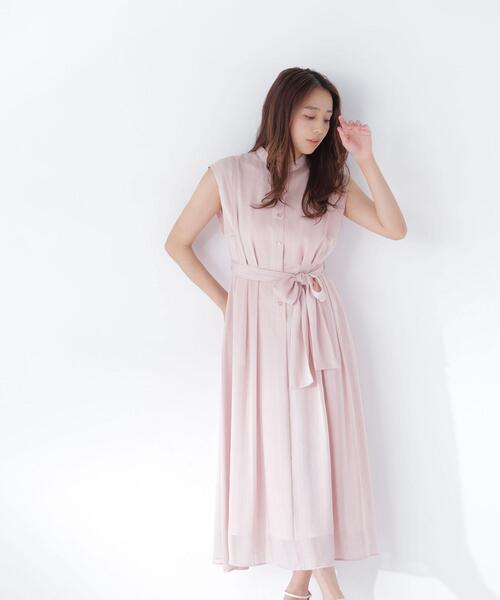 NATURAL BEAUTY BASIC(ナチュラルビューティーベーシック)の「【追加生産】シャドーストライプワンピース(ワンピース・レディース・ネイビー/オフホワイト/ピンク・SMALL/MEDIUM/P/S)」の19枚目の写真