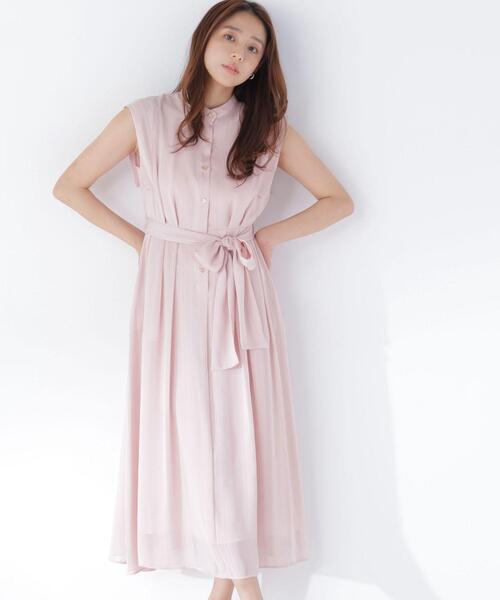 NATURAL BEAUTY BASIC(ナチュラルビューティーベーシック)の「【追加生産】シャドーストライプワンピース(ワンピース・レディース・ネイビー/オフホワイト/ピンク・SMALL/MEDIUM/P/S)」の21枚目の写真