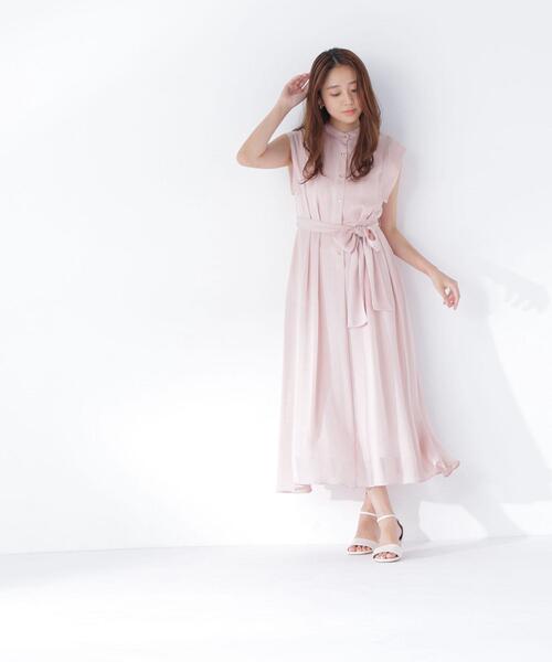 NATURAL BEAUTY BASIC(ナチュラルビューティーベーシック)の「【追加生産】シャドーストライプワンピース(ワンピース・レディース・ネイビー/オフホワイト/ピンク・SMALL/MEDIUM/P/S)」の22枚目の写真