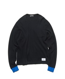 uniform experiment（ユニフォームエクスペリメント）の「COLOR RIBBED WAFFLE CREWNECK TOP（Tシャツ/カットソー）」
