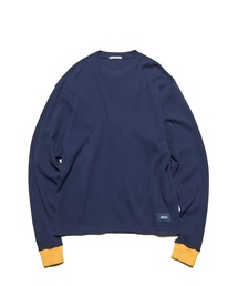uniform experiment | COLOR RIBBED WAFFLE CREWNECK TOP(Tシャツ/カットソー)