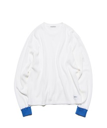uniform experiment（ユニフォームエクスペリメント）の「COLOR RIBBED WAFFLE CREWNECK TOP（Tシャツ/カットソー）」
