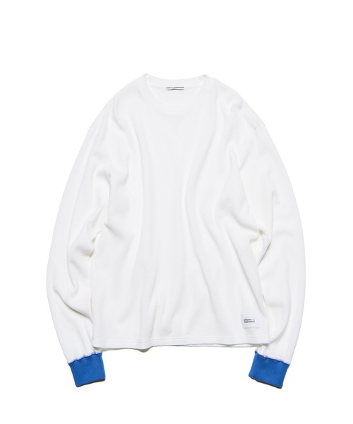 uniform experiment（ユニフォームエクスペリメント）の「COLOR RIBBED WAFFLE CREWNECK TOP（Tシャツ/カットソー・メンズ・B/C/A/D/F/E・1/4/3/2/5）」の3枚目の写真