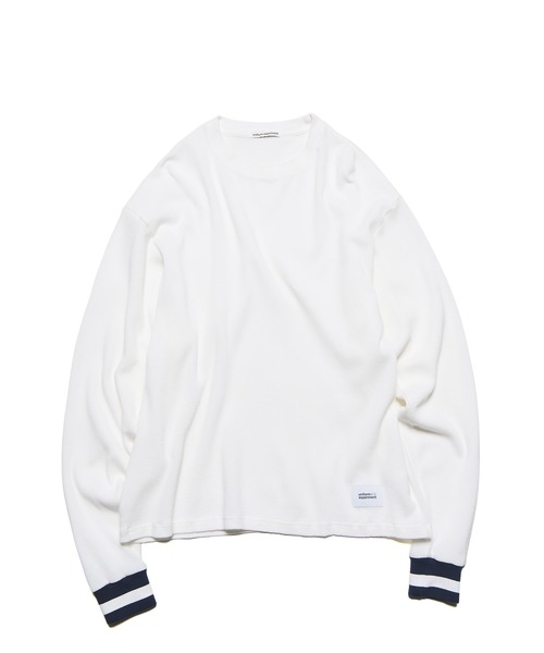 uniform experiment（ユニフォームエクスペリメント）の「COLOR RIBBED WAFFLE CREWNECK TOP（Tシャツ/カットソー・メンズ・B/C/A/D/F/E・1/4/3/2/5）」の6枚目の写真