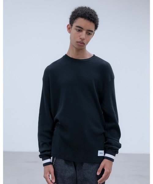 uniform experiment（ユニフォームエクスペリメント）の「COLOR RIBBED WAFFLE CREWNECK TOP（Tシャツ/カットソー・メンズ・B/C/A/D/F/E・1/4/3/2/5）」の17枚目の写真