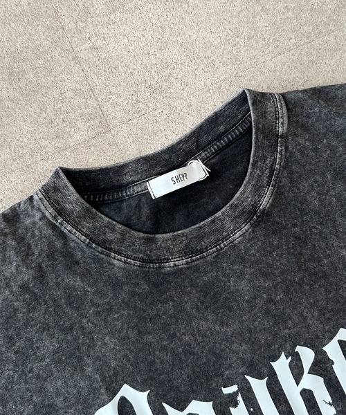 SHEPP(シープ)の「【UNISEX】Y2K ヴィンテージライクスターロゴ オーバーサイズ半袖Tシャツ(Tシャツ/カットソー・レディース・ブラック/ホワイト・L/M)」の16枚目の写真
