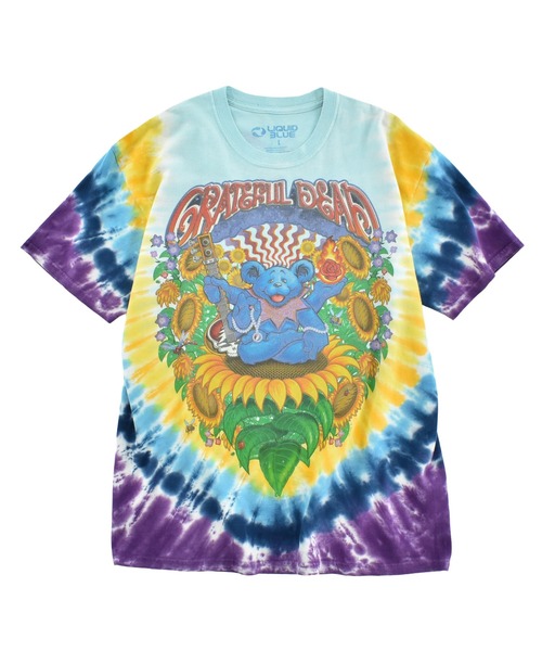 LIQUID BLUE(リキッドブルー)の「【USED】Y2K LIQUID BLUE “Grateful Dead/ デッドベア” タイダイ バンドTシャツ(Tシャツ/カットソー・メンズ・マルチ・LARGE)」の1枚目の写真