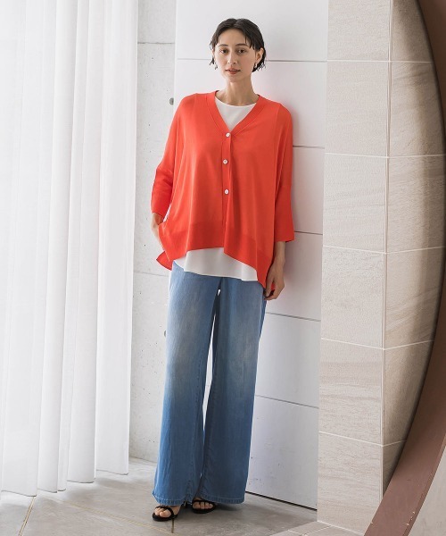 la.f…(ラエフ)の「ドレープシルクデニムパンツ(デニムパンツ・レディース・ブルー/ネイビー・9号/7号/11号)」の16枚目の写真