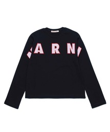 MARNI（マルニ）の「MARNI(マルニ)Kids & Junior ロゴ長袖Tシャツカットソー（Tシャツ/カットソー）」