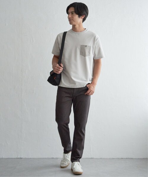 ikka(イッカ)の「【接触冷感】デニムライクポケットTシャツ(Tシャツ/カットソー・メンズ・ライトグレー/ブラック/ネイビー・M/L/XL/S)」の17枚目の写真