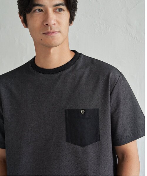 ikka(イッカ)の「【接触冷感】デニムライクポケットTシャツ(Tシャツ/カットソー・メンズ・ライトグレー/ブラック/ネイビー・M/L/XL/S)」の18枚目の写真