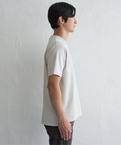 ikka(イッカ)の「【接触冷感】デニムライクポケットTシャツ(Tシャツ/カットソー・メンズ・ライトグレー/ブラック/ネイビー・M/L/XL/S)」の4枚目の写真