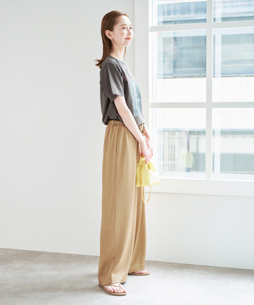 U by SPICK&SPAN(ユーバイスピックアンドスパン)の「《WEB限定 / 追加》TRICOMER VOYAGE A PARIS GIRL TEE 2(Tシャツ/カットソー・レディース・ホワイト/ブラック系その他・FREE)」の7枚目の写真