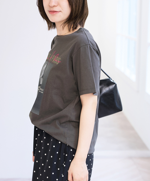U by SPICK&SPAN(ユーバイスピックアンドスパン)の「《WEB限定 / 追加》TRICOMER VOYAGE A PARIS GIRL TEE 2(Tシャツ/カットソー・レディース・ホワイト/ブラック系その他・FREE)」の22枚目の写真