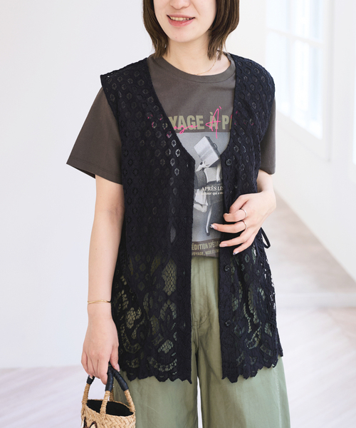 U by SPICK&SPAN(ユーバイスピックアンドスパン)の「《WEB限定 / 追加》TRICOMER VOYAGE A PARIS GIRL TEE 2(Tシャツ/カットソー・レディース・ホワイト/ブラック系その他・FREE)」の16枚目の写真