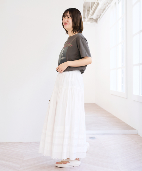 U by SPICK&SPAN(ユーバイスピックアンドスパン)の「《WEB限定 / 追加》TRICOMER VOYAGE A PARIS GIRL TEE 2(Tシャツ/カットソー・レディース・ホワイト/ブラック系その他・FREE)」の12枚目の写真