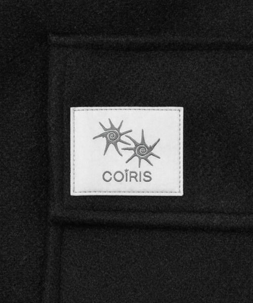 COIRIS(コイリス)の「アービンキルティングハーフコート 男女共用(チェスターコート・レディース・ブラック・FREE)」の5枚目の写真