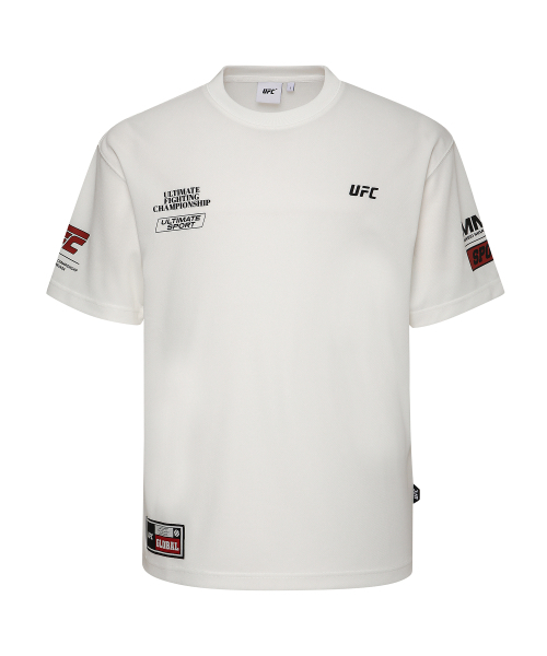 UFC SPORT(ユーエフシー スポーツ)の「UFC SPON PRO リラックスフィット半袖Tシャツ ホワイト U4TTX2306WH(Tシャツ/カットソー・メンズ・その他・2XL/LARGE/X-LARGE/SMALL/MEDIUM/3XL)」の1枚目の写真