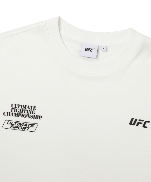 UFC SPORT(ユーエフシー スポーツ)の「UFC SPON PRO リラックスフィット半袖Tシャツ ホワイト U4TTX2306WH(Tシャツ/カットソー・メンズ・その他・2XL/LARGE/X-LARGE/SMALL/MEDIUM/3XL)」の5枚目の写真