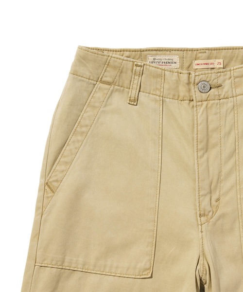 Levi's(リーバイス)の「Levi's/リーバイス CINCH WIDE LEG ファティーグパンツ(デニムパンツ・レディース・ベージュ・23inch/24inch/25inch/26inch/27inch/28inch)」の8枚目の写真