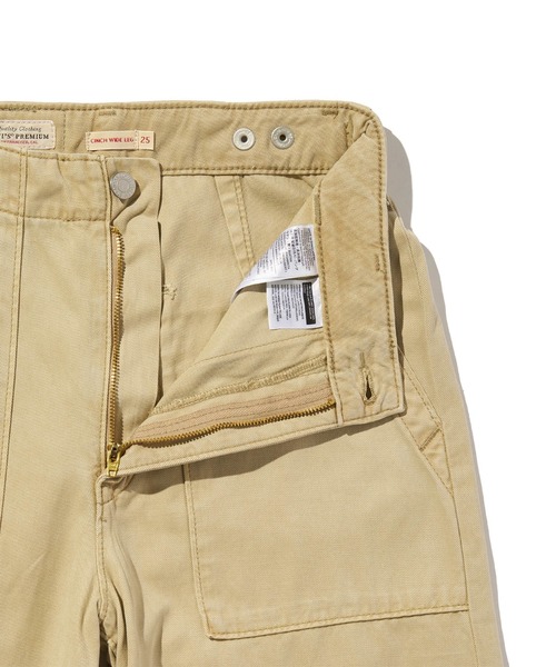 Levi's(リーバイス)の「Levi's/リーバイス CINCH WIDE LEG ファティーグパンツ(デニムパンツ・レディース・ベージュ・23inch/24inch/25inch/26inch/27inch/28inch)」の9枚目の写真