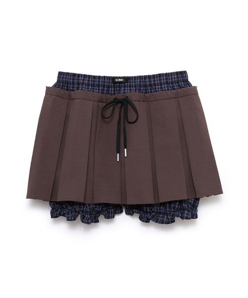SORIN（ソリン　）の「Mini Pleats Skirt Pants / ミニプリーツスカートパンツ（その他パンツ・レディース・ブラック/ブラウン/チェック・38）」の20枚目の写真