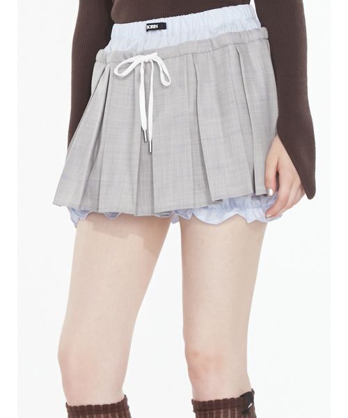 SORIN（ソリン　）の「Mini Pleats Skirt Pants / ミニプリーツスカートパンツ（その他パンツ・レディース・ブラック/ブラウン/チェック・38）」の18枚目の写真