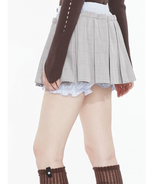 SORIN（ソリン　）の「Mini Pleats Skirt Pants / ミニプリーツスカートパンツ（その他パンツ・レディース・ブラック/ブラウン/チェック・38）」の17枚目の写真