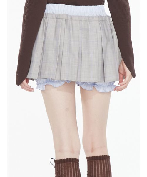 SORIN（ソリン　）の「Mini Pleats Skirt Pants / ミニプリーツスカートパンツ（その他パンツ・レディース・ブラック/ブラウン/チェック・38）」の16枚目の写真