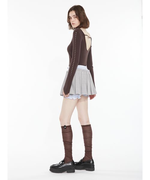 SORIN（ソリン　）の「Mini Pleats Skirt Pants / ミニプリーツスカートパンツ（その他パンツ・レディース・ブラック/ブラウン/チェック・38）」の13枚目の写真