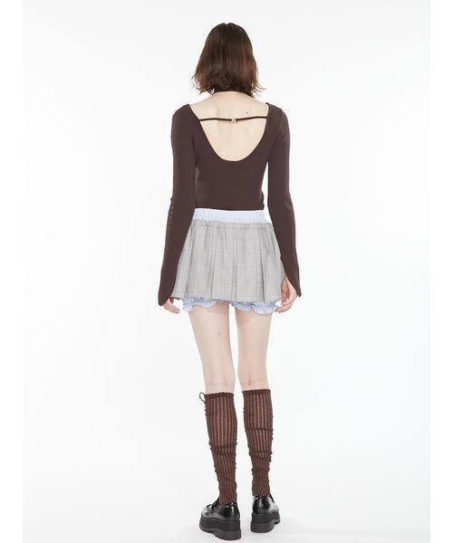 SORIN（ソリン　）の「Mini Pleats Skirt Pants / ミニプリーツスカートパンツ（その他パンツ・レディース・ブラック/ブラウン/チェック・38）」の12枚目の写真
